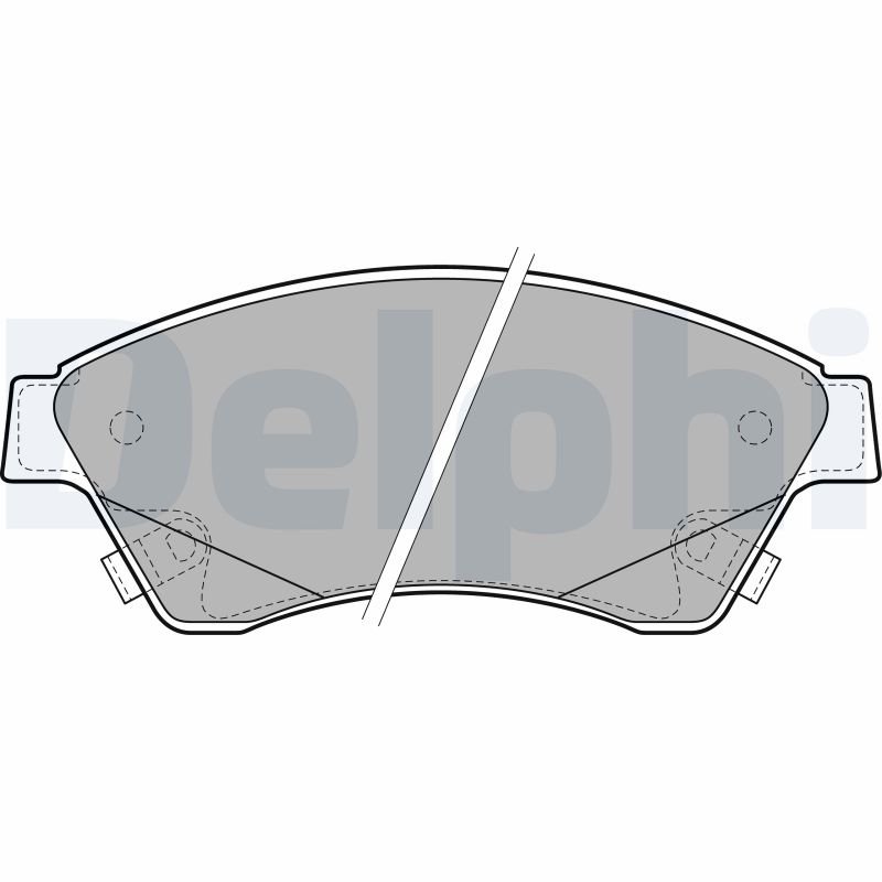 Brake Pad Set, disc brake (Front axle)  Art. LP2171