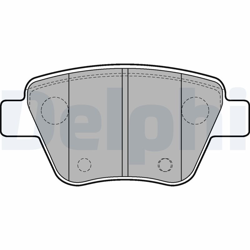 Brake Pad Set, disc brake (Rear axle)  Art. LP2178