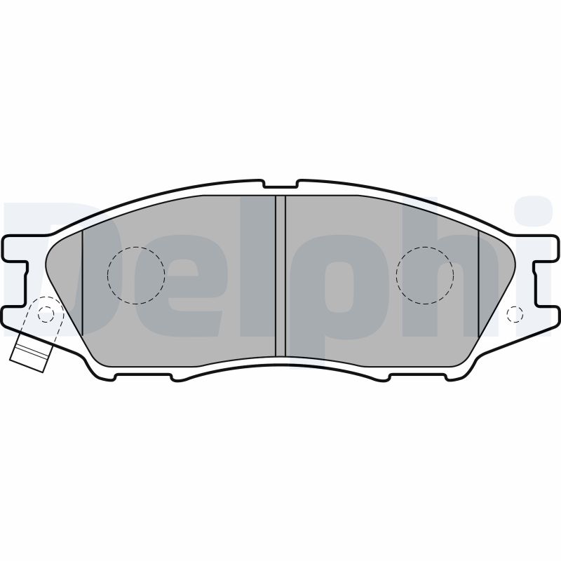 Brake Pad Set, disc brake (Front axle)  Art. LP2184