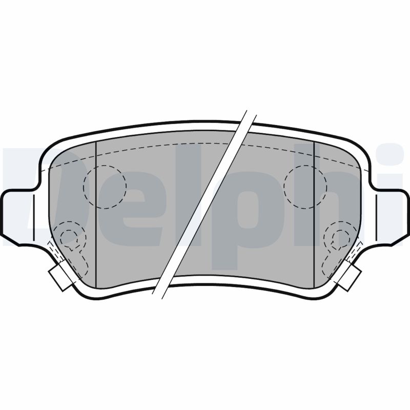 Brake Pad Set, disc brake (Rear axle)  Art. LP2188