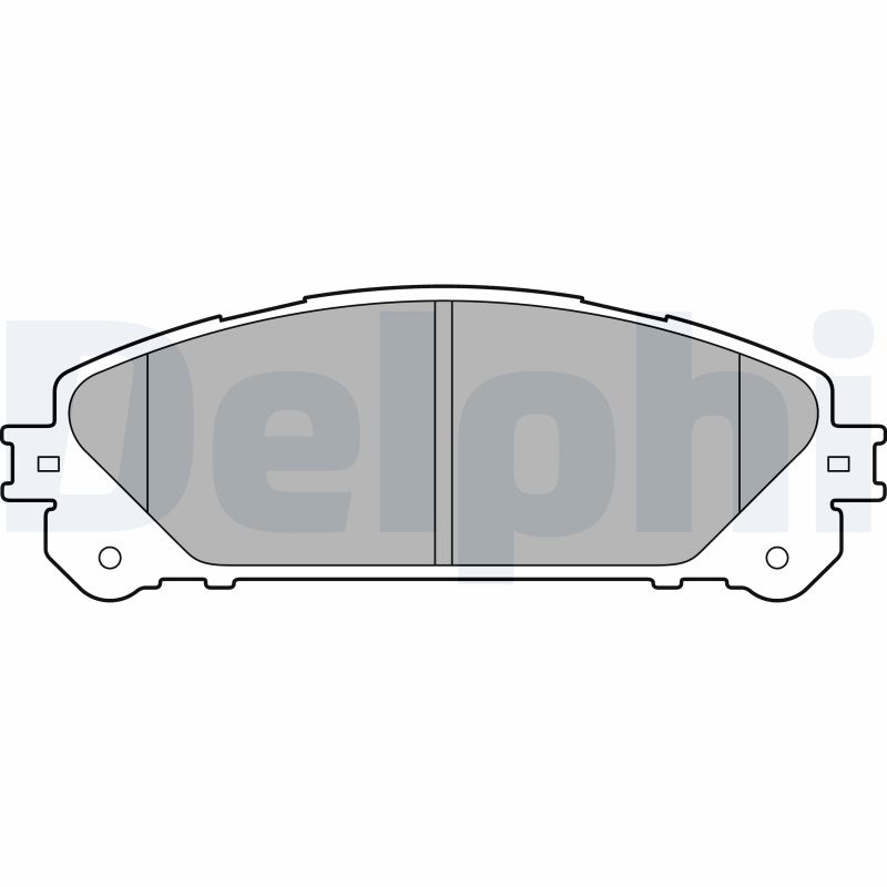 Brake Pad Set, disc brake (Front axle)  Art. LP2201