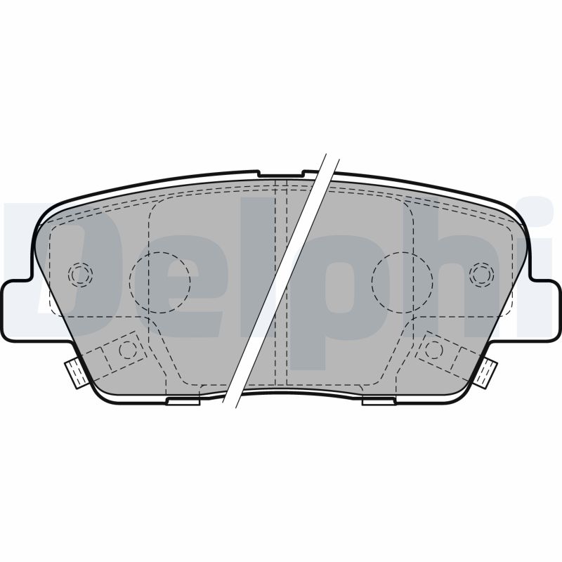 Brake Pad Set, disc brake (Rear axle)  Art. LP2202