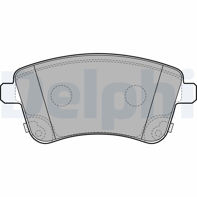 Brake Pad Set, disc brake (Front axle)  Art. LP2203