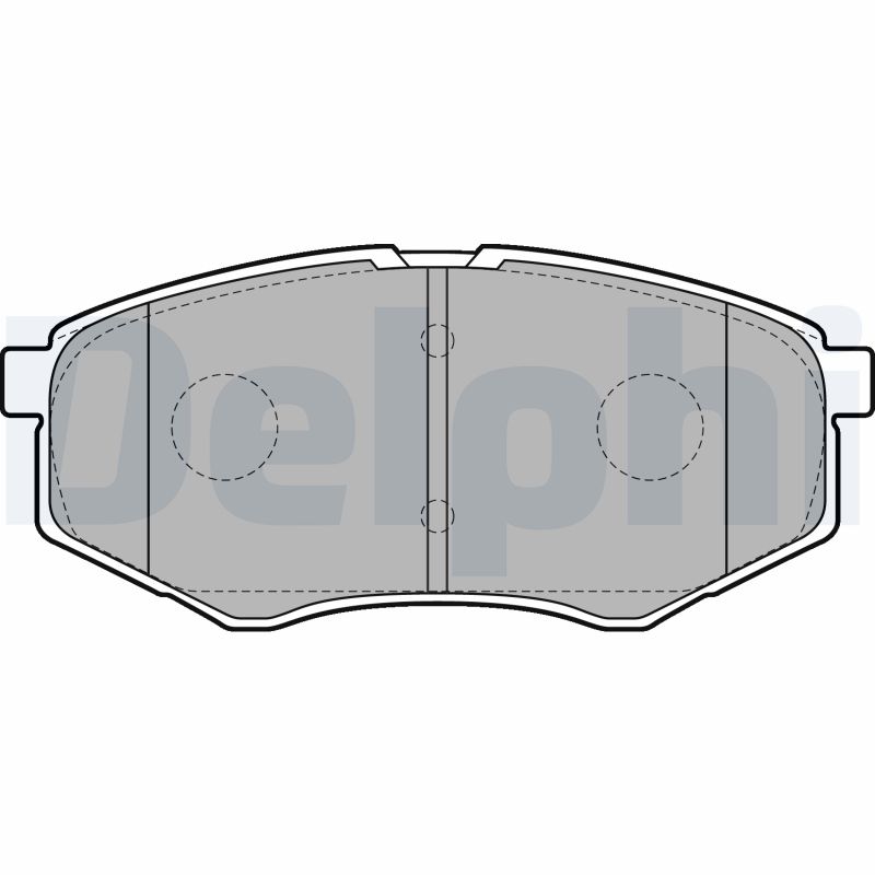 Brake Pad Set, disc brake (Front axle)  Art. LP2227