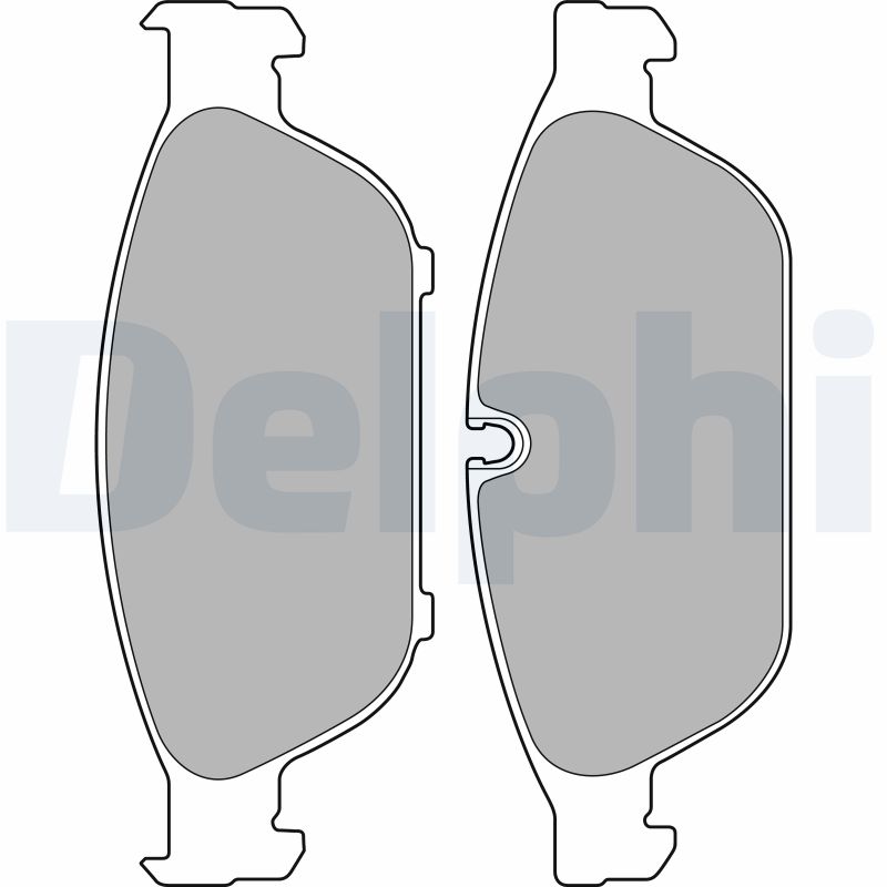 Brake Pad Set, disc brake (Front axle)  Art. LP2238