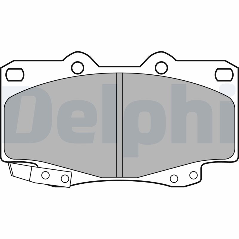 Brake Pad Set, disc brake (Front axle)  Art. LP2242