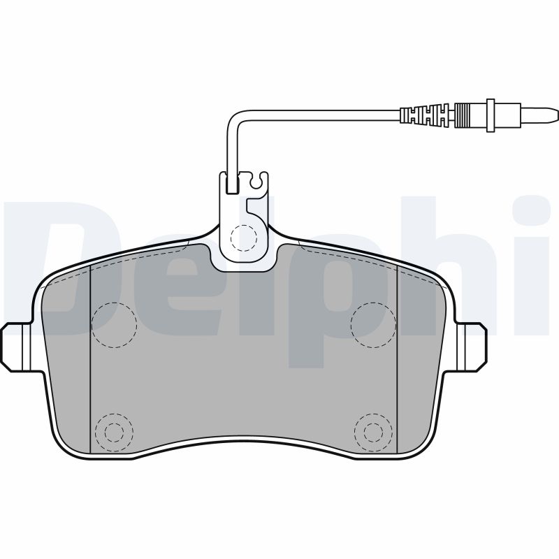 Brake Pad Set, disc brake (Front axle)  Art. LP2282