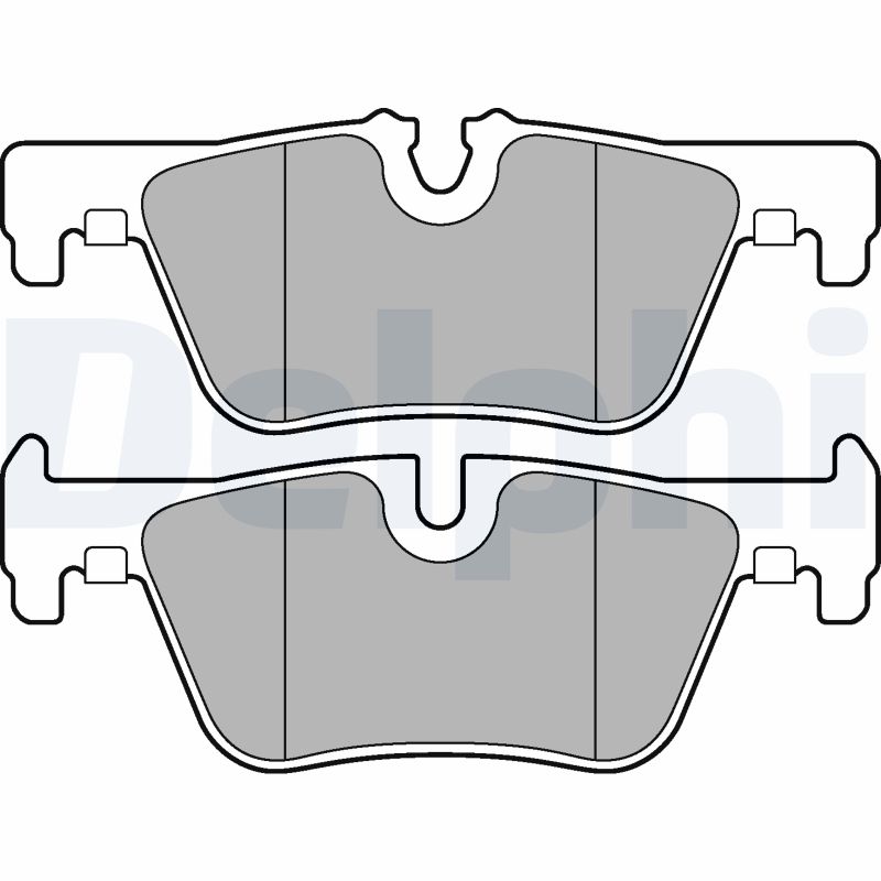 Brake Pad Set, disc brake (Rear axle)  Art. LP2286