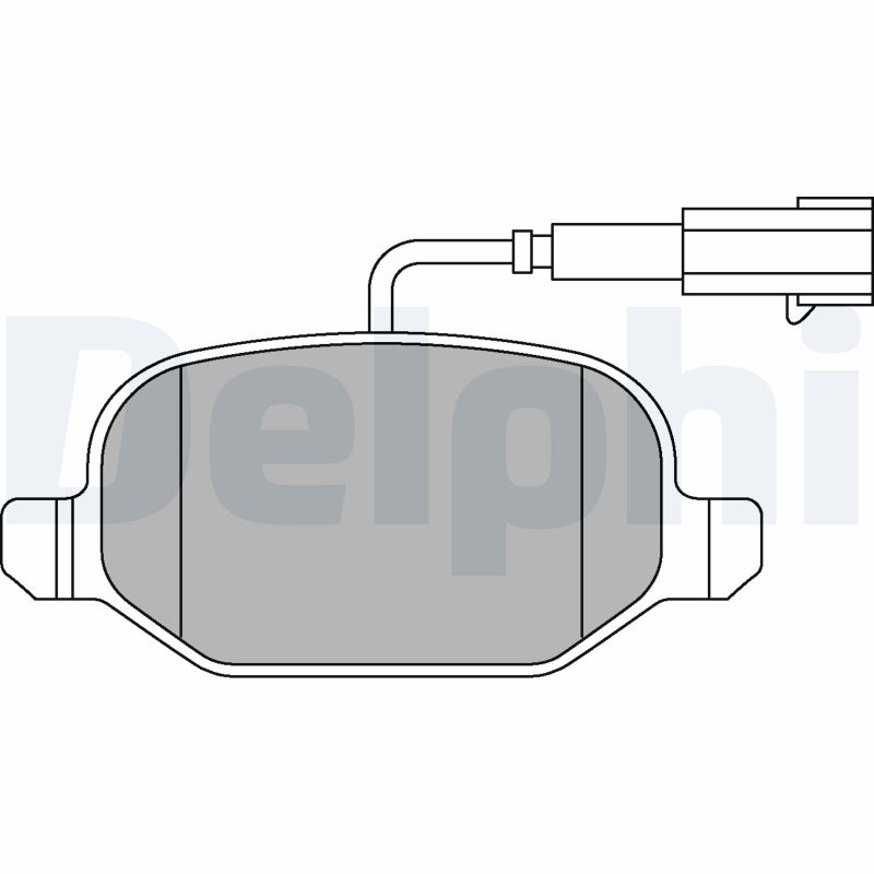 Brake Pad Set, disc brake (Rear axle)  Art. LP2300