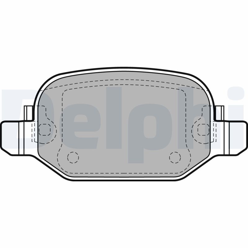 Brake Pad Set, disc brake (Rear axle)  Art. LP2475