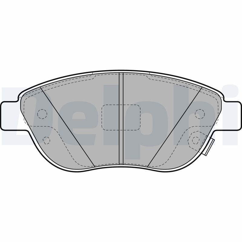 Brake Pad Set, disc brake (Front axle)  Art. LP2476