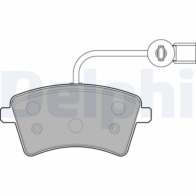 Brake Pad Set, disc brake (Front axle)  Art. LP2504