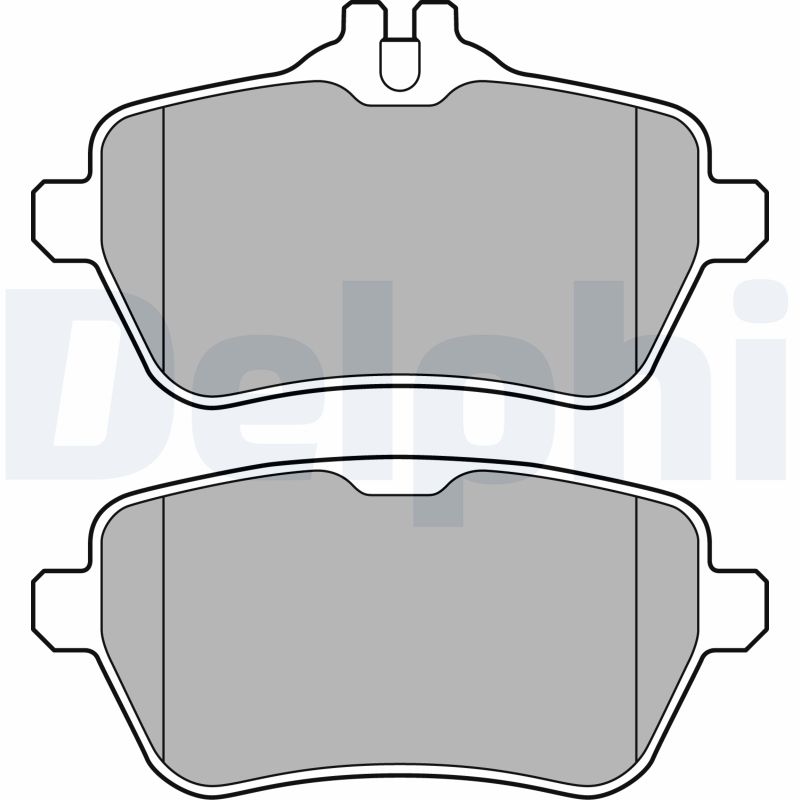 Brake Pad Set, disc brake (Rear axle)  Art. LP2659