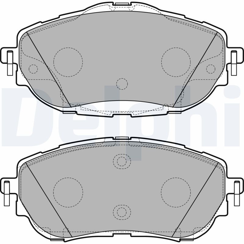 Brake Pad Set, disc brake (Front axle)  Art. LP2691