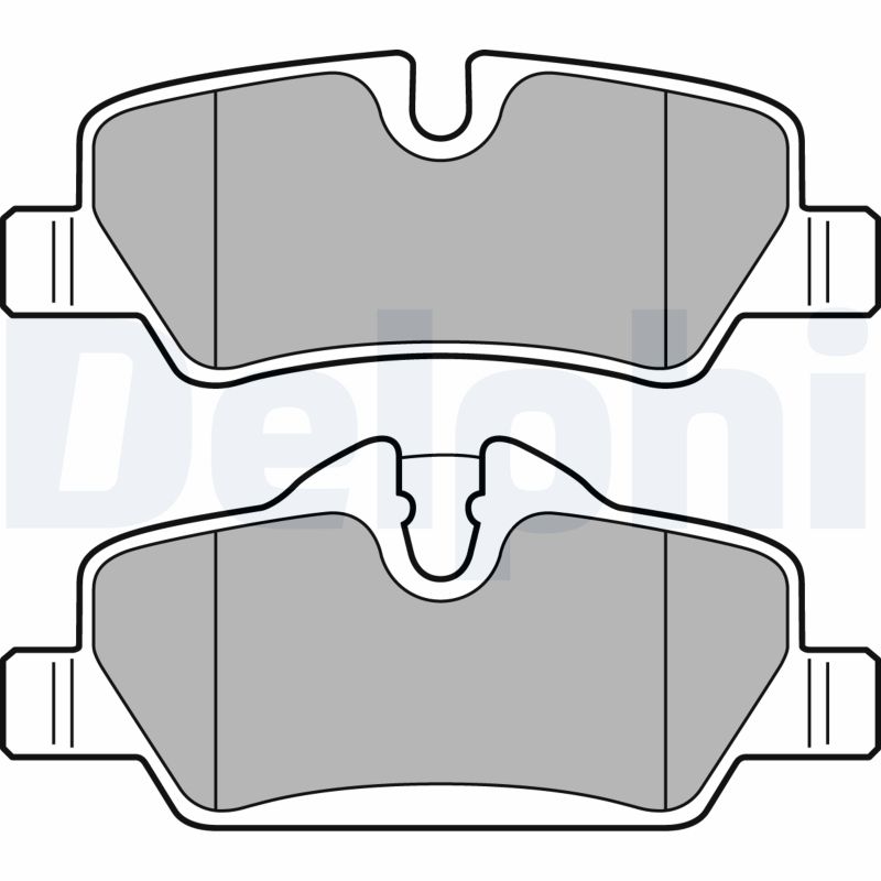 Brake Pad Set, disc brake (Rear axle)  Art. LP2762