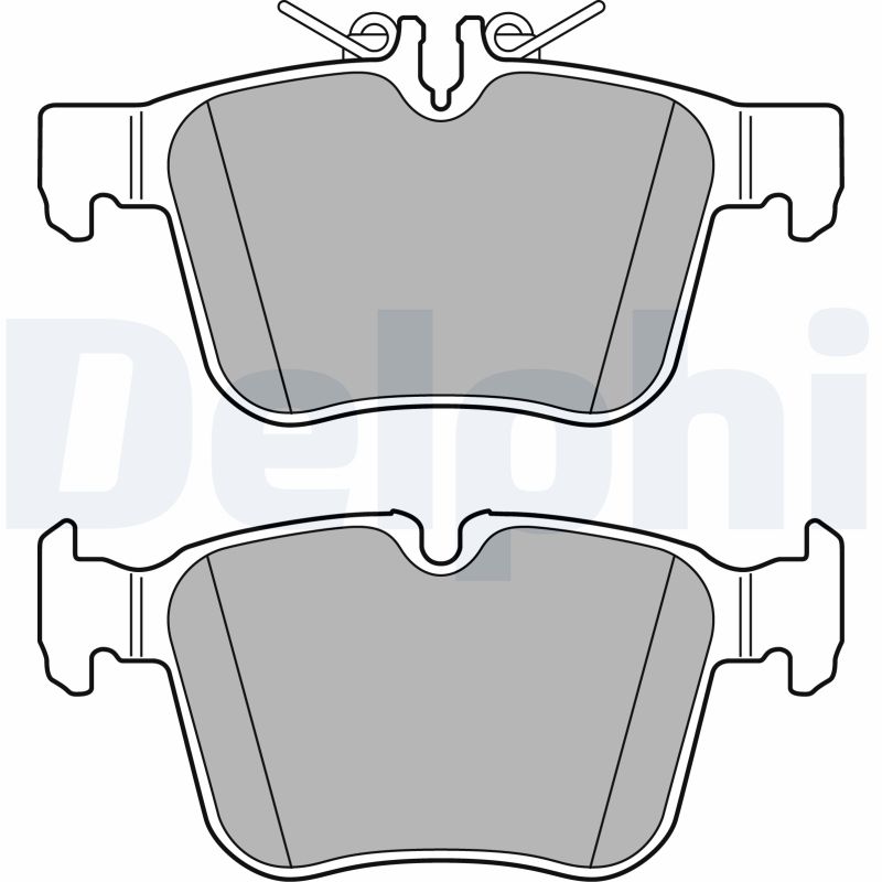 Brake Pad Set, disc brake (Rear axle)  Art. LP2763