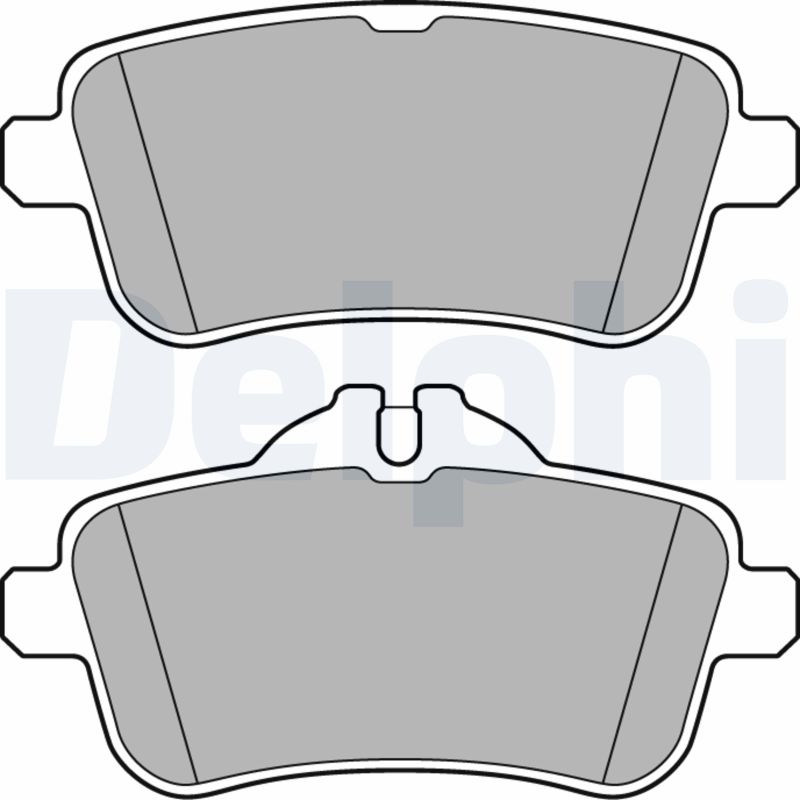 Brake Pad Set, disc brake (Front axle)  Art. LP3159