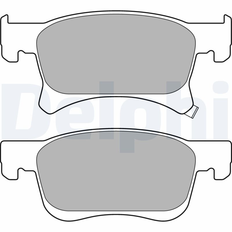 Brake Pad Set, disc brake (Front axle)  Art. LP3164