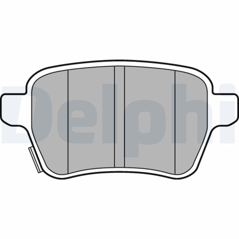 Brake Pad Set, disc brake (Rear axle)  Art. LP3165