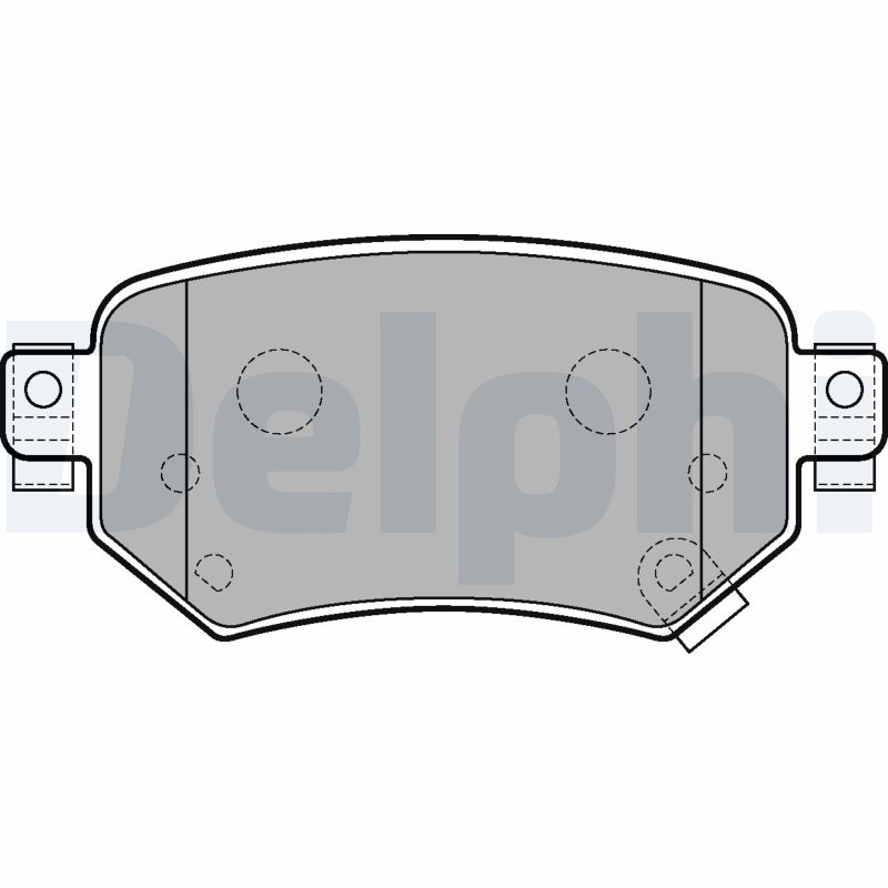 Brake Pad Set, disc brake (Rear axle)  Art. LP3234