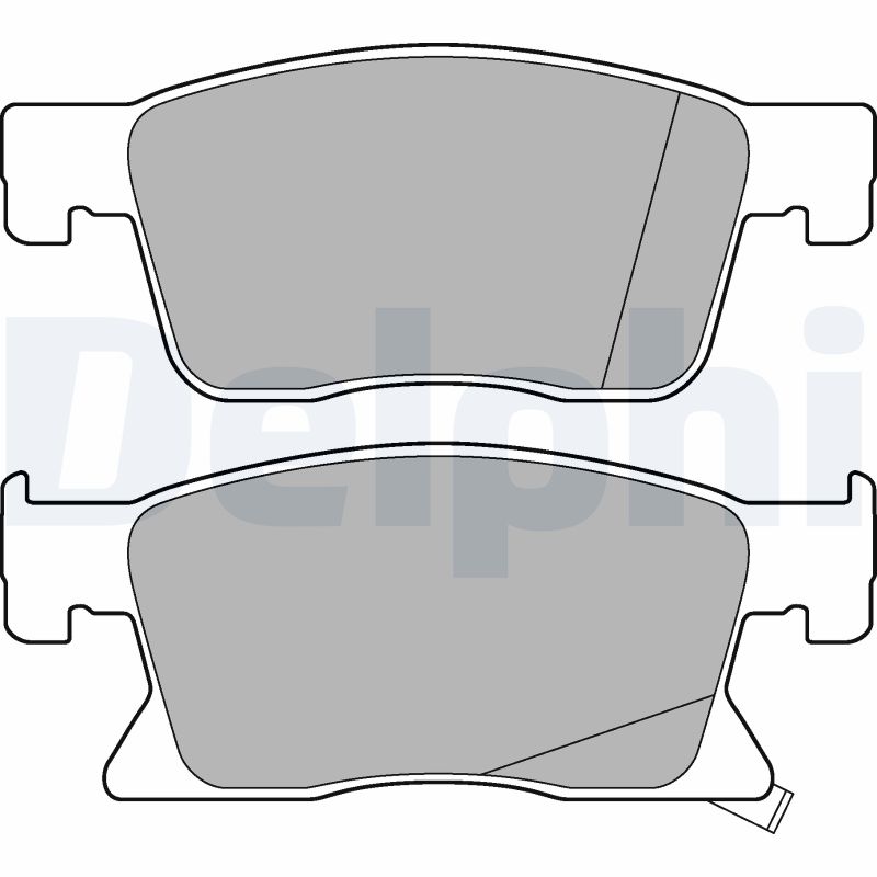 Brake Pad Set, disc brake (Front axle)  Art. LP3237