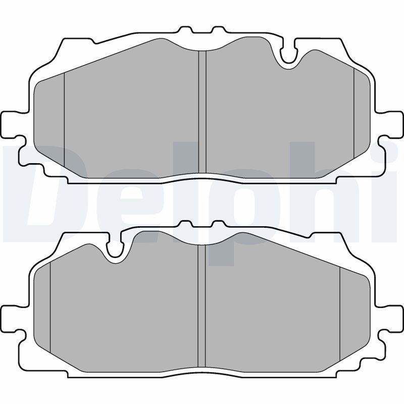 Brake Pad Set, disc brake (Front axle)  Art. LP3272