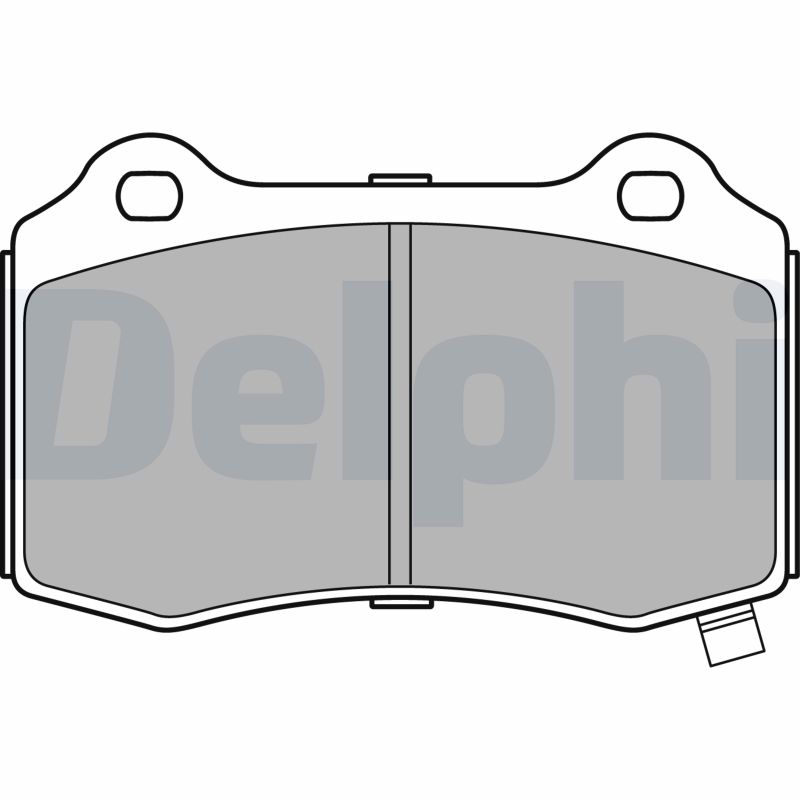 Brake Pad Set, disc brake (Rear axle)  Art. LP3281