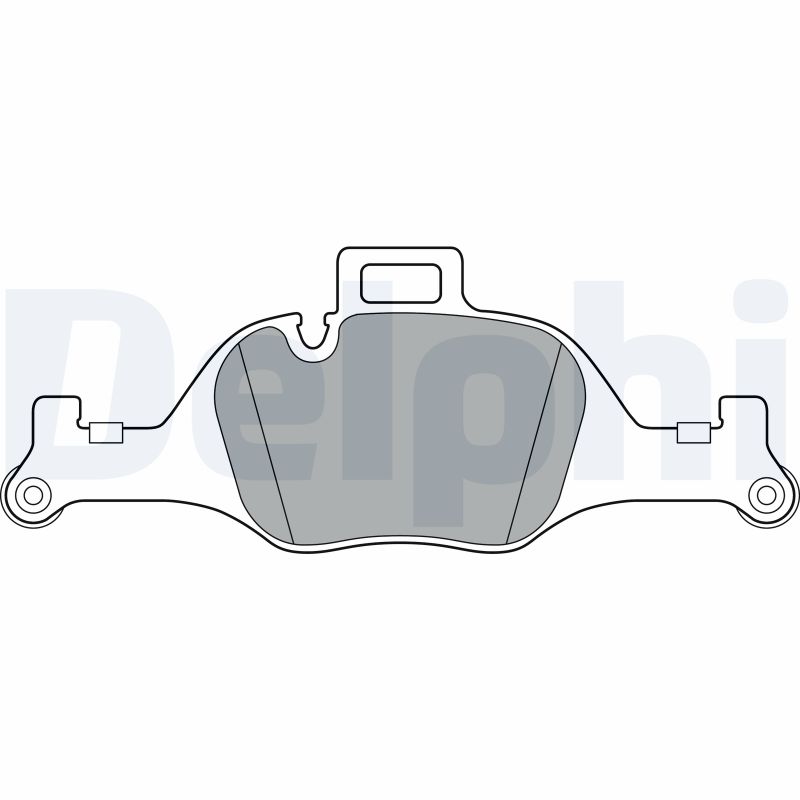 Brake Pad Set, disc brake (Front axle)  Art. LP3299