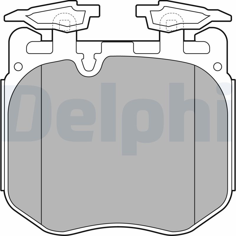 Brake Pad Set, disc brake (Rear axle)  Art. LP3304