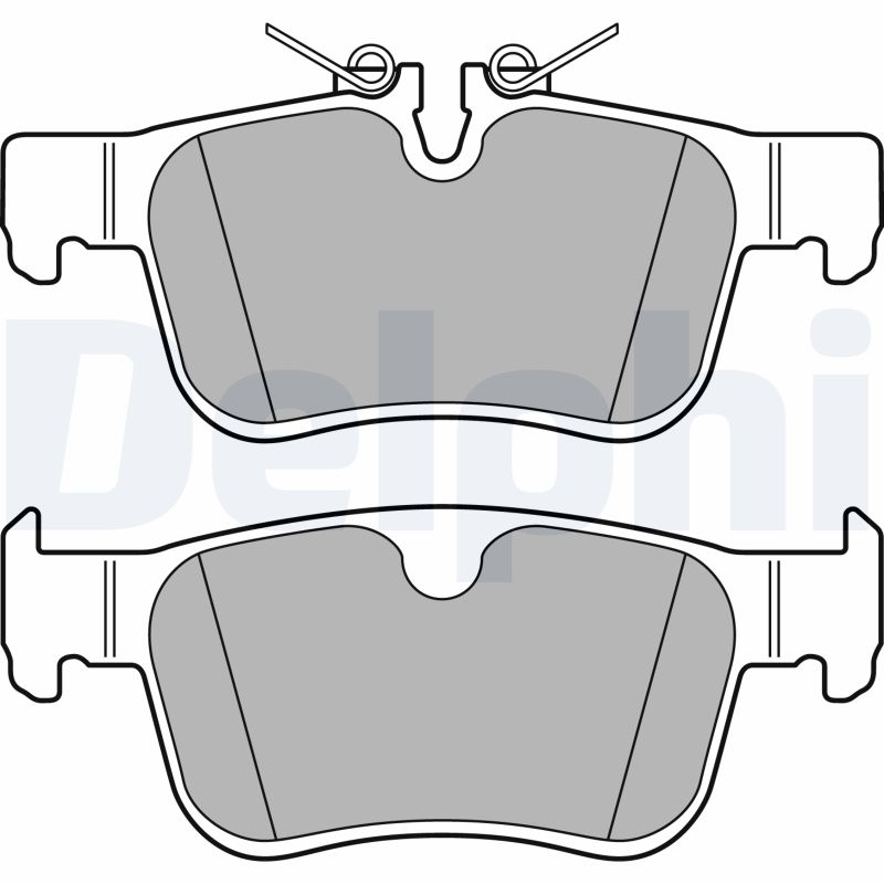 Brake Pad Set, disc brake (Rear axle)  Art. LP3312