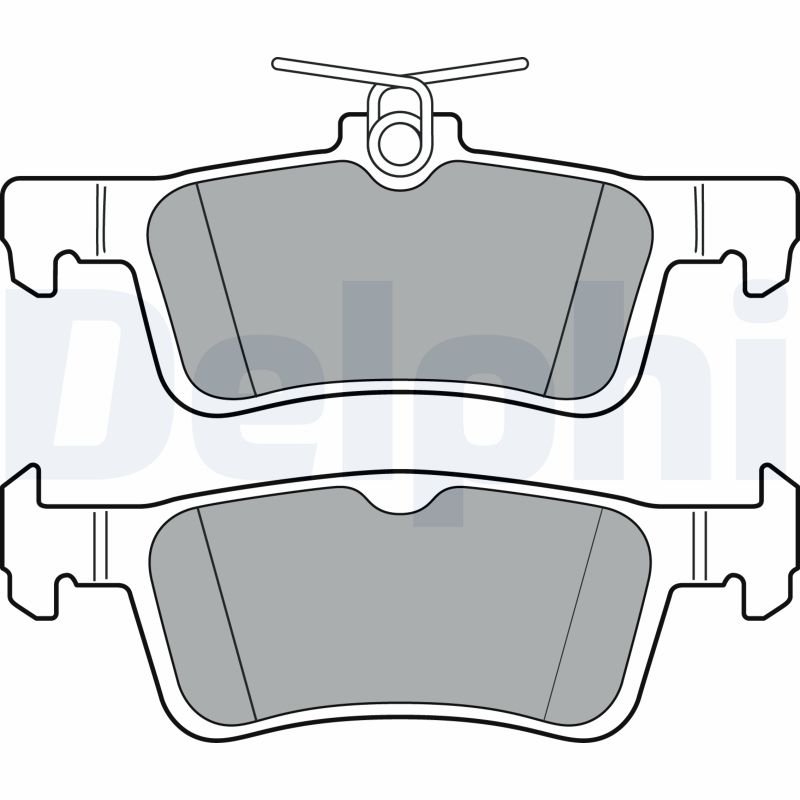 Brake Pad Set, disc brake (Rear axle)  Art. LP3369