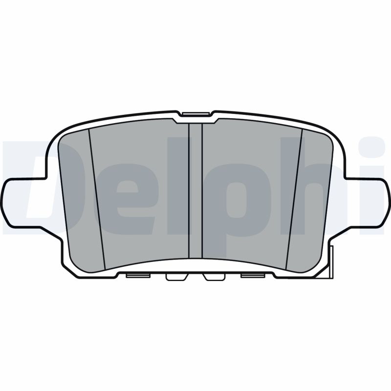 Brake Pad Set, disc brake (Rear axle)  Art. LP3372