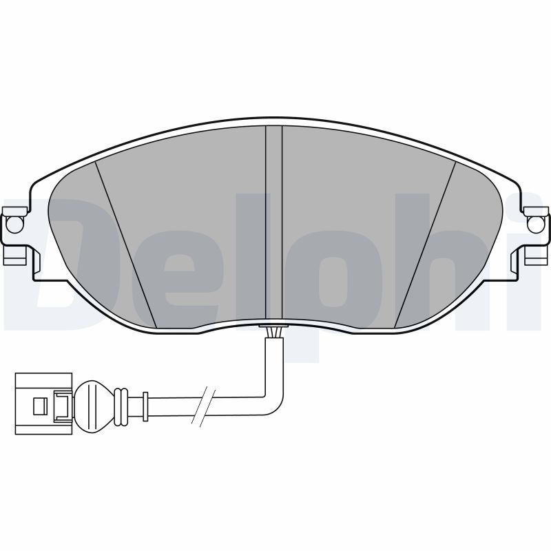 Brake Pad Set, disc brake (Front axle)  Art. LP3389