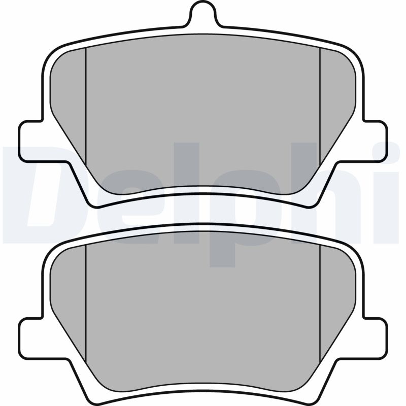 Brake Pad Set, disc brake (Rear axle)  Art. LP3434