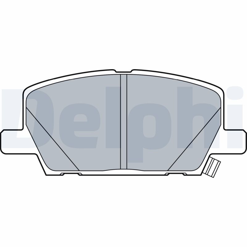 Brake Pad Set, disc brake (Front axle)  Art. LP3482