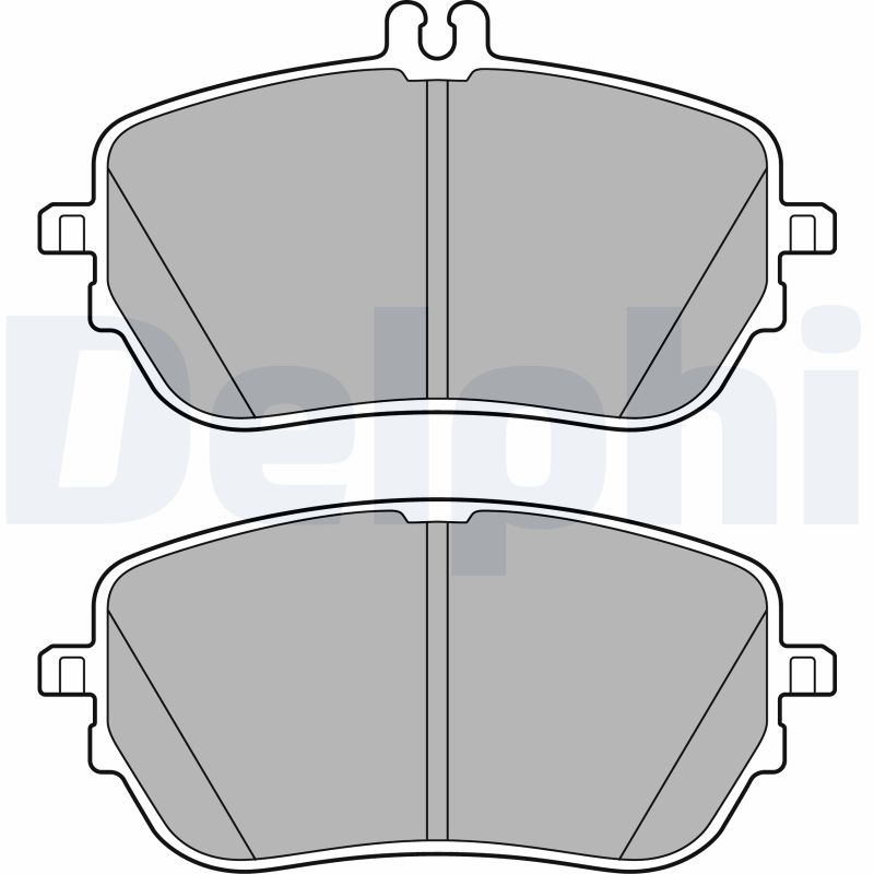 Brake Pad Set, disc brake (Front axle)  Art. LP3485