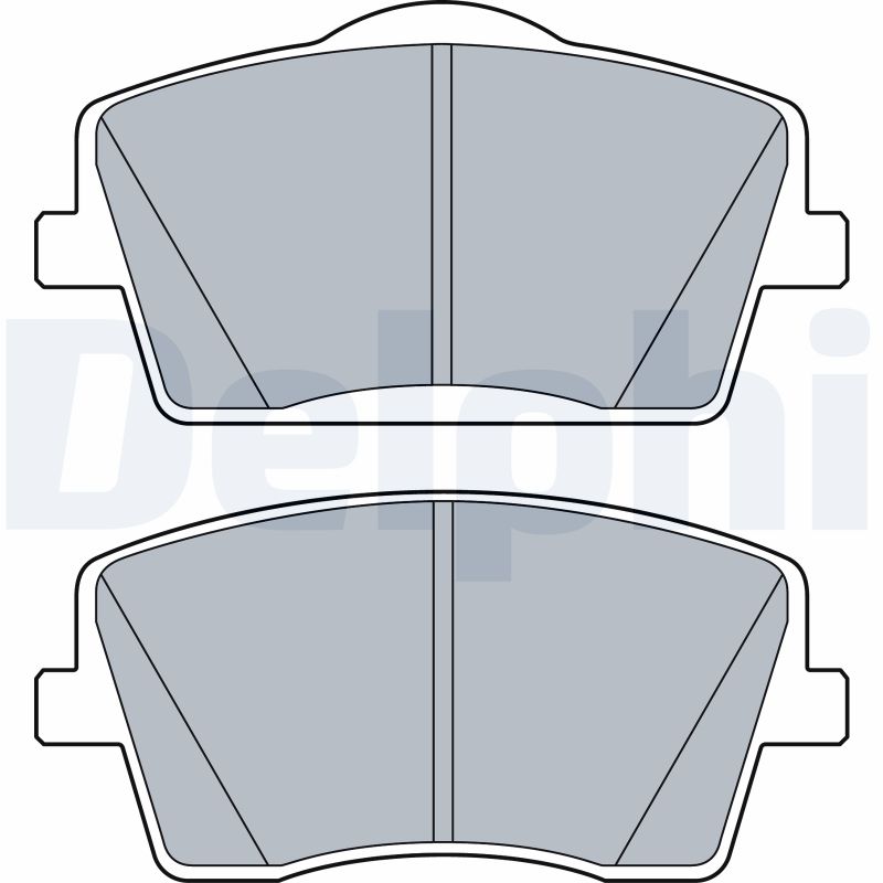 Brake Pad Set, disc brake (Front axle)  Art. LP3515