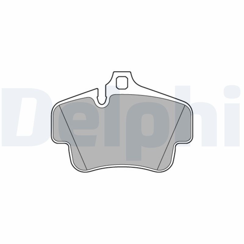 Brake Pad Set, disc brake (Rear axle)  Art. LP3586