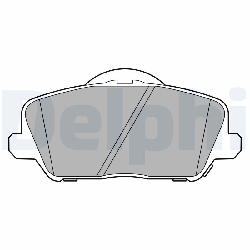 Brake Pad Set, disc brake (Front axle)  Art. LP3591