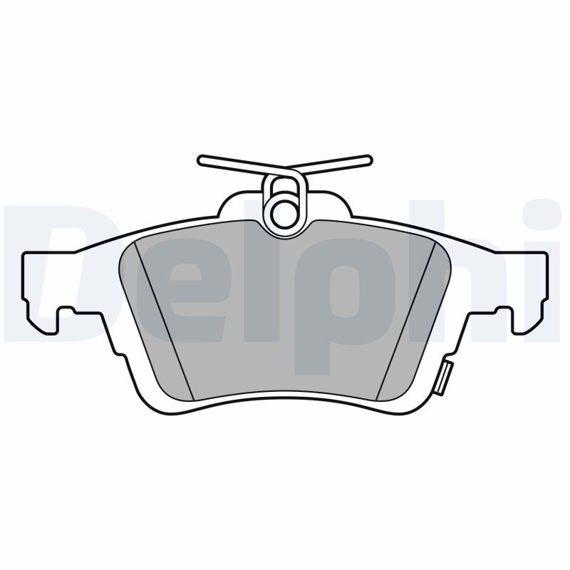 Brake Pad Set, disc brake (Rear axle)  Art. LP3600