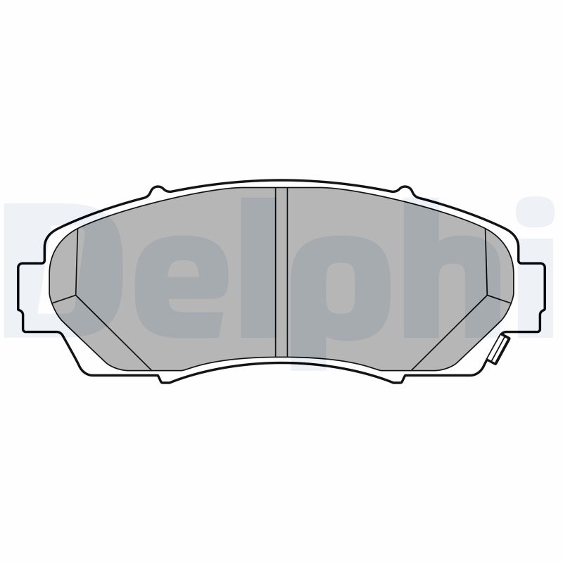 Brake Pad Set, disc brake (Front axle)  Art. LP3613