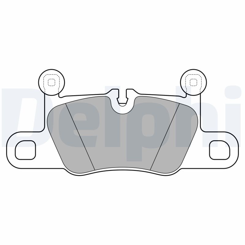 Brake Pad Set, disc brake (Rear axle)  Art. LP3614