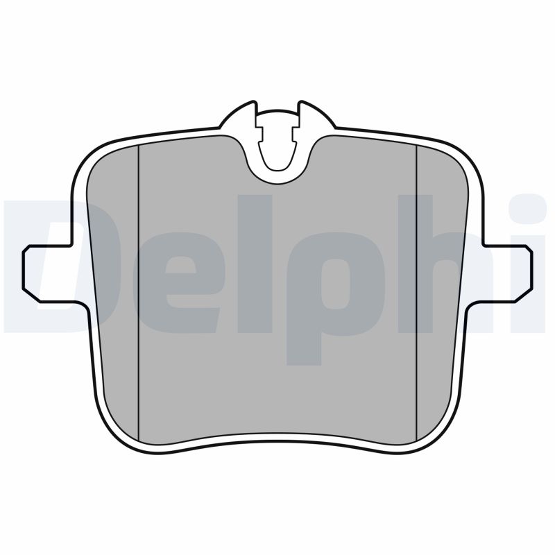 Brake Pad Set, disc brake (Rear axle)  Art. LP3617