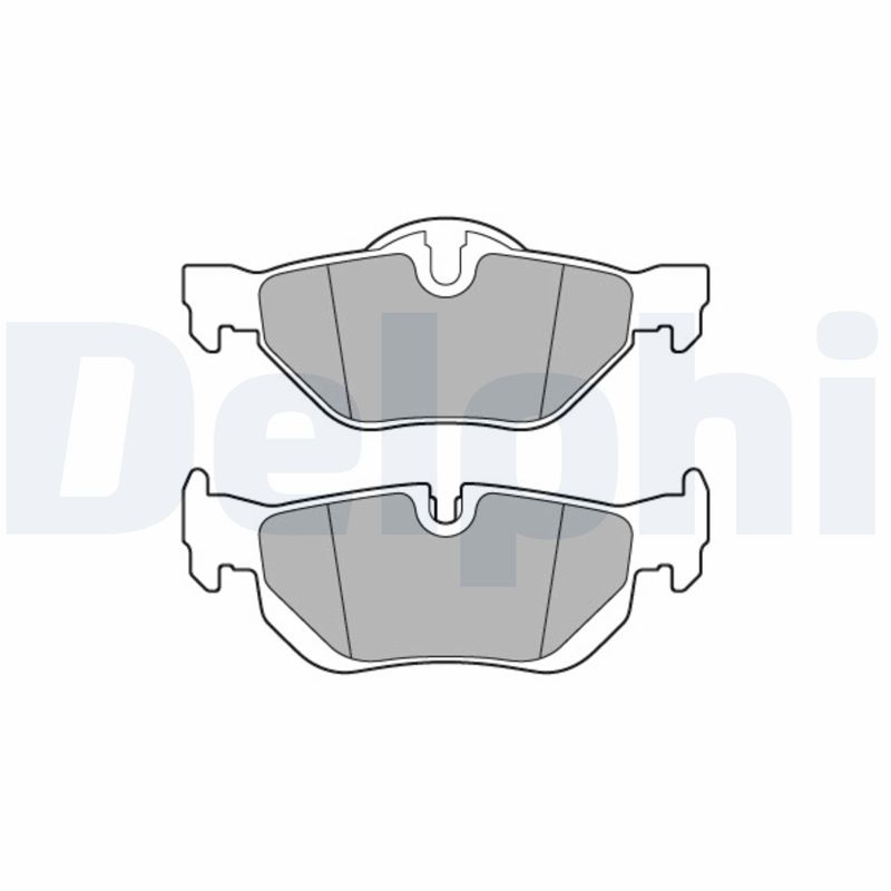 Brake Pad Set, disc brake (Rear axle)  Art. LP3618