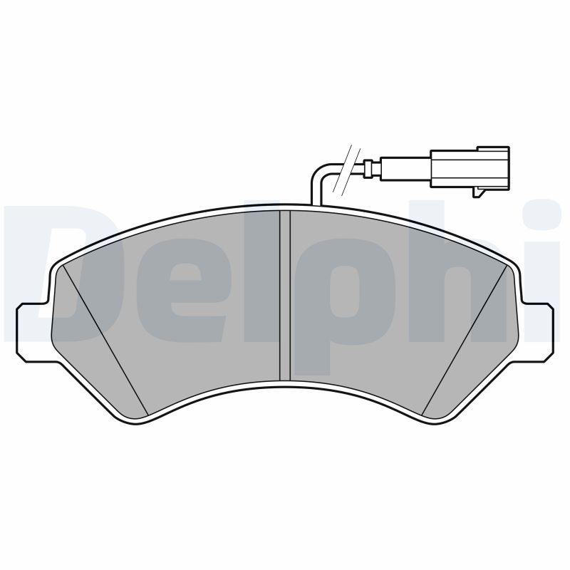 Brake Pad Set, disc brake (Front axle)  Art. LP3623