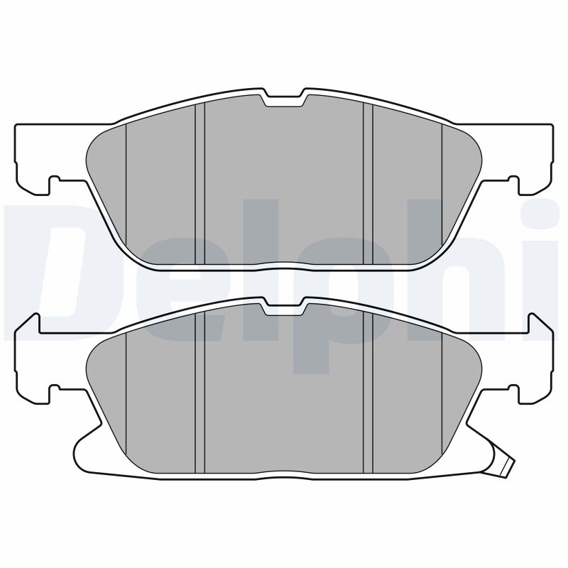 Brake Pad Set, disc brake (Front axle)  Art. LP3643