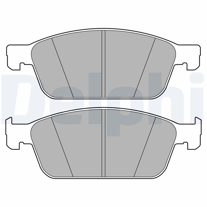 Brake Pad Set, disc brake (Front axle)  Art. LP3666