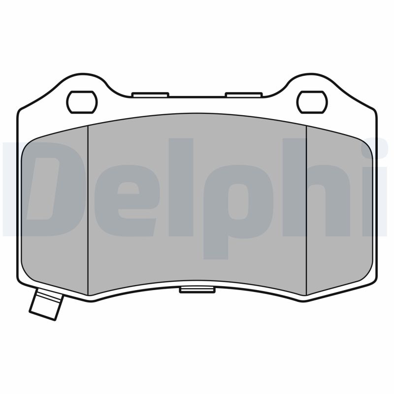 Brake Pad Set, disc brake (Rear axle)  Art. LP3676