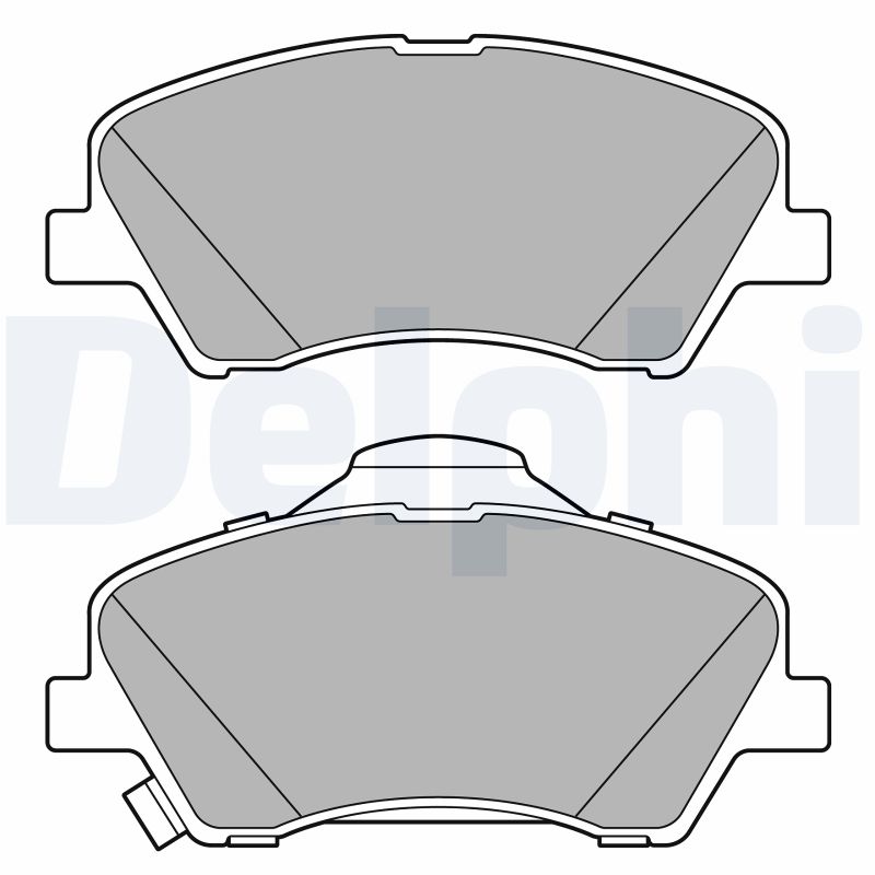 Brake Pad Set, disc brake (Front axle)  Art. LP3678