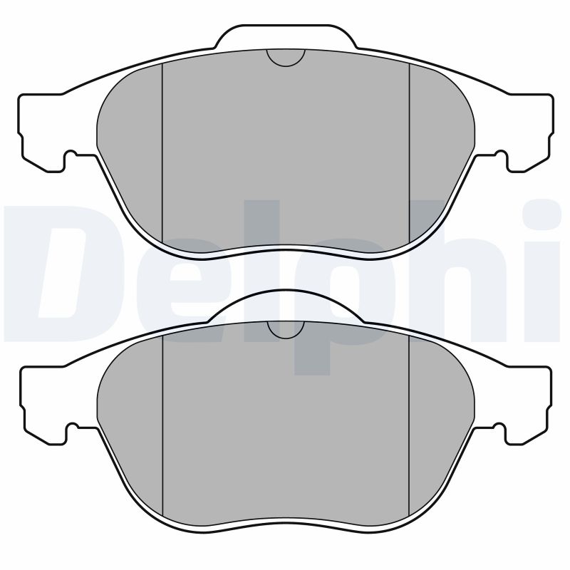 Brake Pad Set, disc brake (Front axle)  Art. LP3692